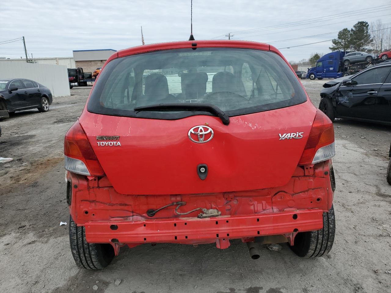 2010 Toyota Yaris VIN JTDJT4K39A5305964 Copart auction photo, rear end damage thumbnail 6