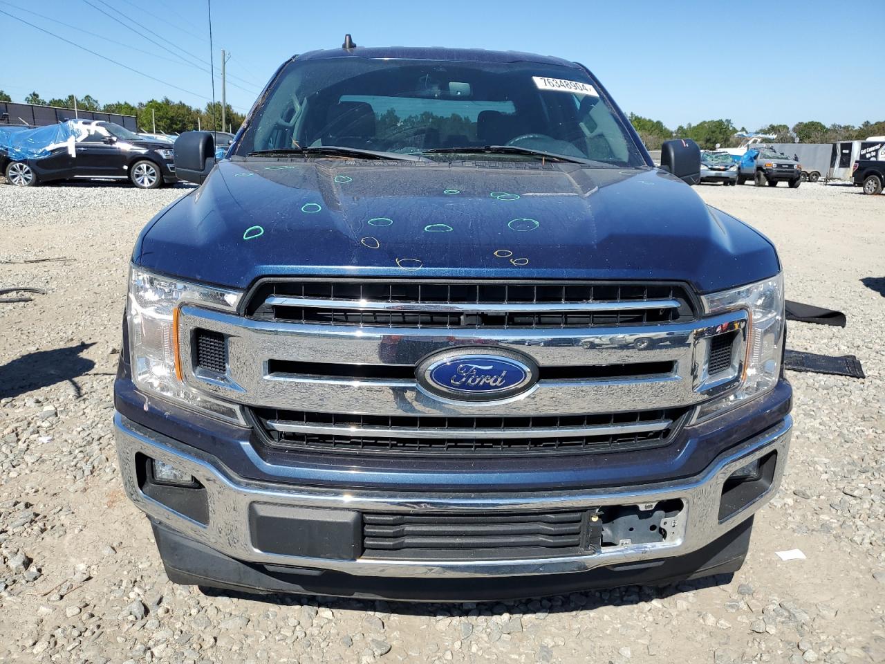 2020 Ford F-150 VIN 1FTEW1C52LKD51017 Copart auction photo, top/roof / rear end damage thumbnail 5