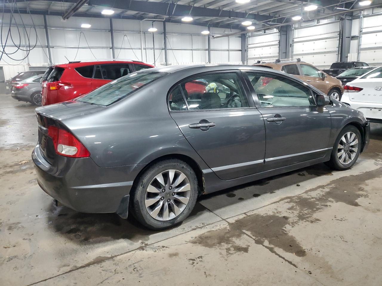 2009 Honda Civic VIN 2HGFA16909H340861 Copart auction photo, front end damage thumbnail 3