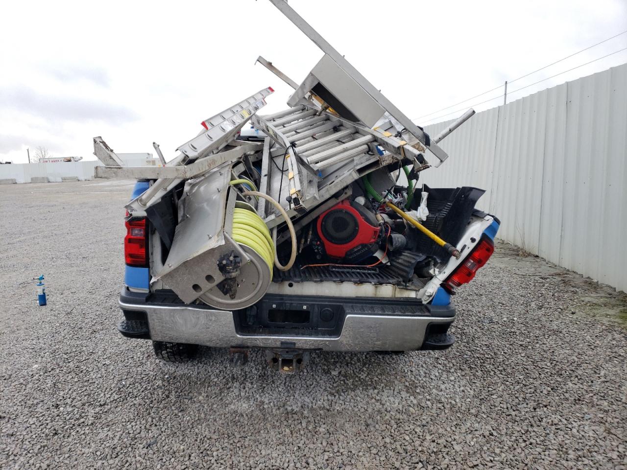 2017 Chevrolet Silverado VIN 1GC4KYEG0HF108482 Copart auction photo, all over damage thumbnail 6