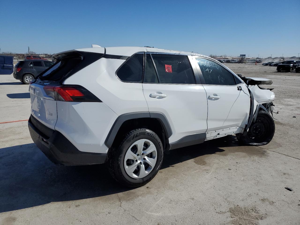 2020 Toyota RAV 4 VIN 2T3H1RFV3LW080594 Copart auction photo, rollover damage thumbnail 3