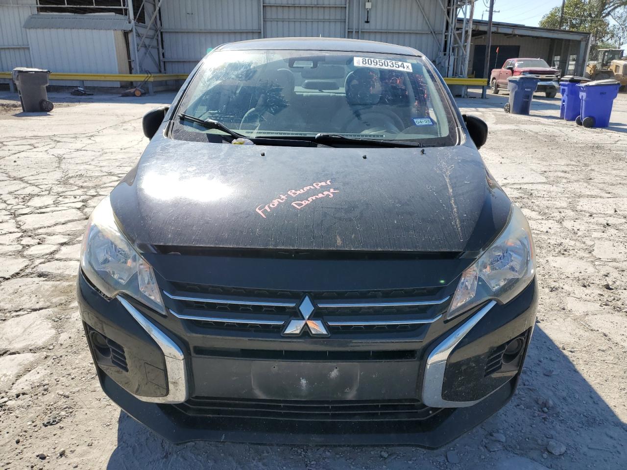 2021 Mitsubishi Mirage VIN ML32FUFJ8MHF02296 Copart auction photo, rear end / front end damage thumbnail 5