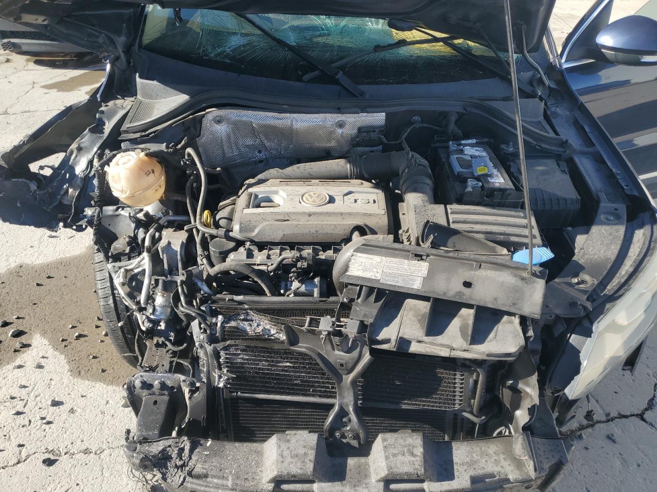 2016 Volkswagen Tiguan VIN WVGBV7AX5GW557794 Copart auction photo, front end damage thumbnail 12