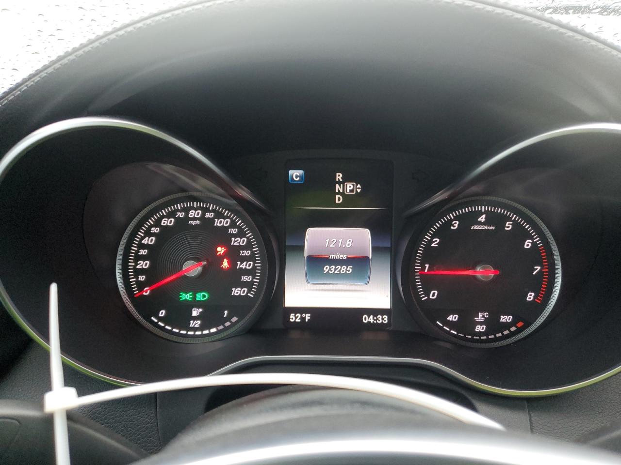 2015 Mercedes-Benz C-klasse VIN 55SWF4KB8FU015630 Copart auction photo, rear end damage thumbnail 9