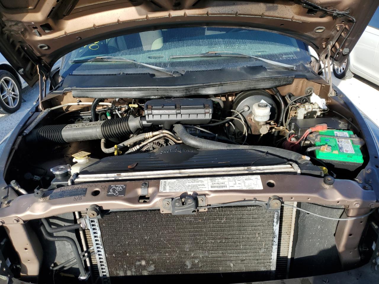 2000 Dodge RAM VIN 1B7HC13Z7YJ122323 Copart auction photo, water/flood damage thumbnail 11