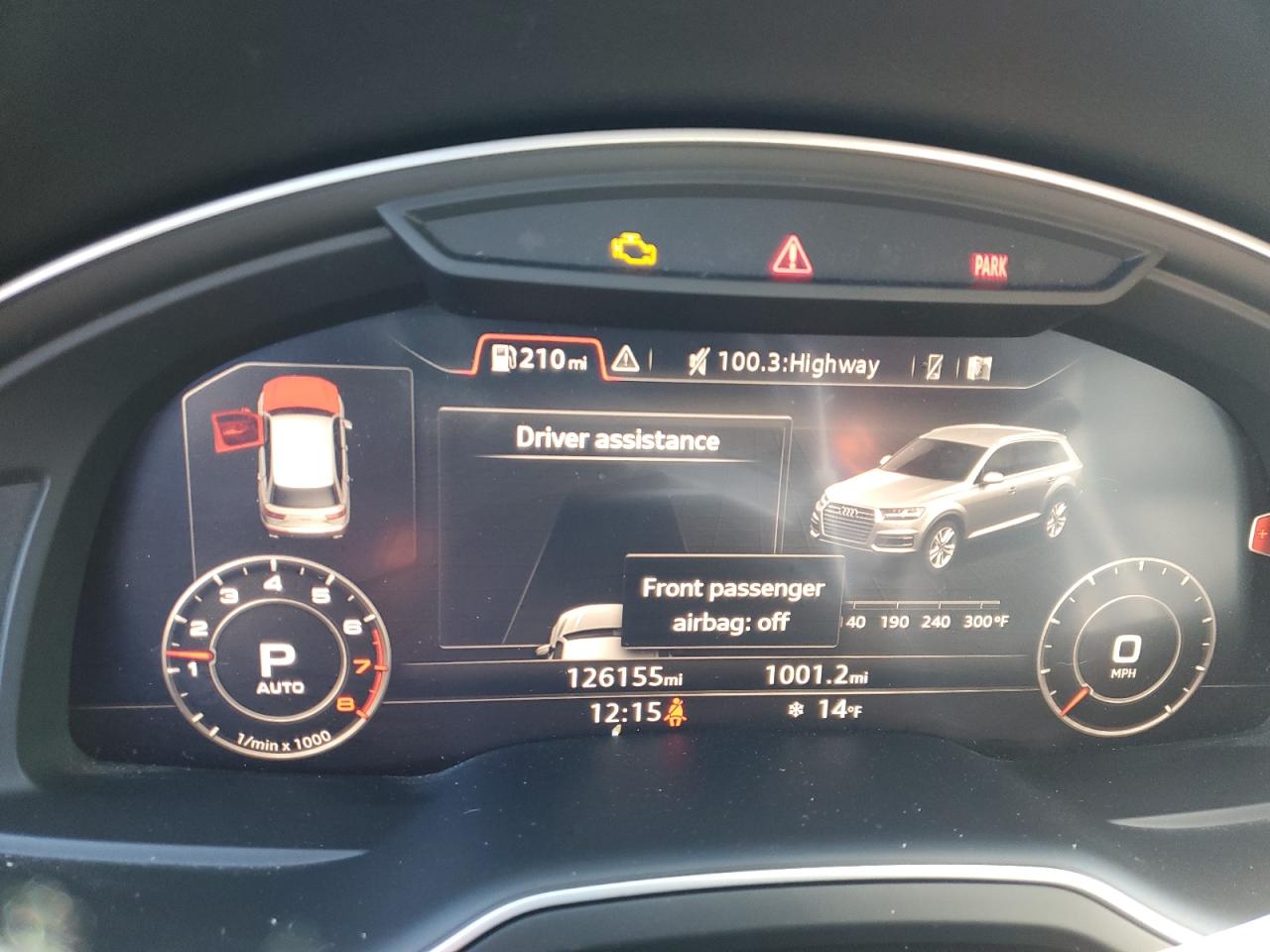 2018 Audi Q7 VIN WA1VAAF76JD030203 Copart auction photo, normal wear damage thumbnail 9