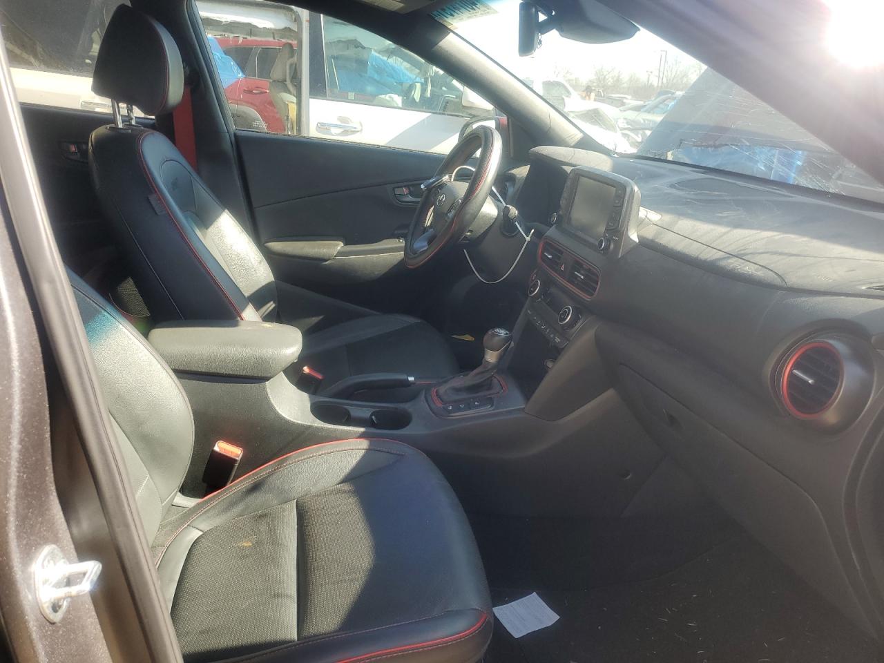 2019 Hyundai Kona VIN KM8K53A54KU305269 Copart auction photo, front end damage thumbnail 7