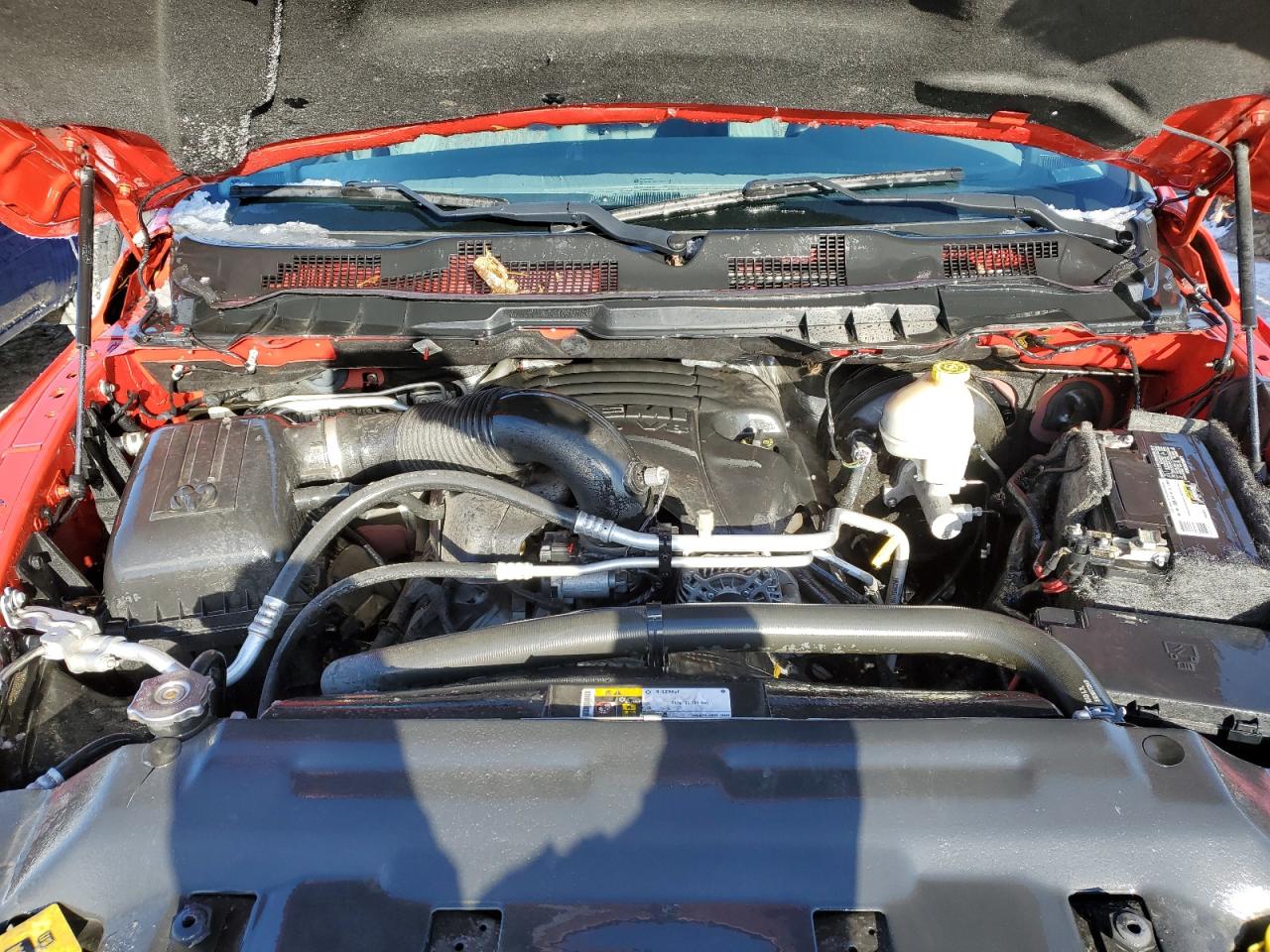 2016 RAM 1500 VIN 3C6RR7LT9GG194973 Copart auction photo, front end / rear end damage thumbnail 11