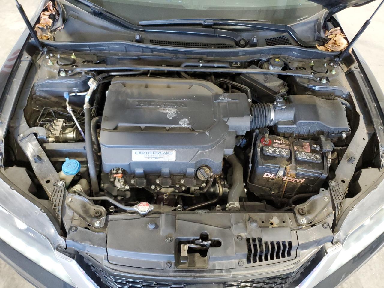 2014 Honda Accord VIN 1HGCT2B83EA000015 Copart auction photo, rear end damage thumbnail 11