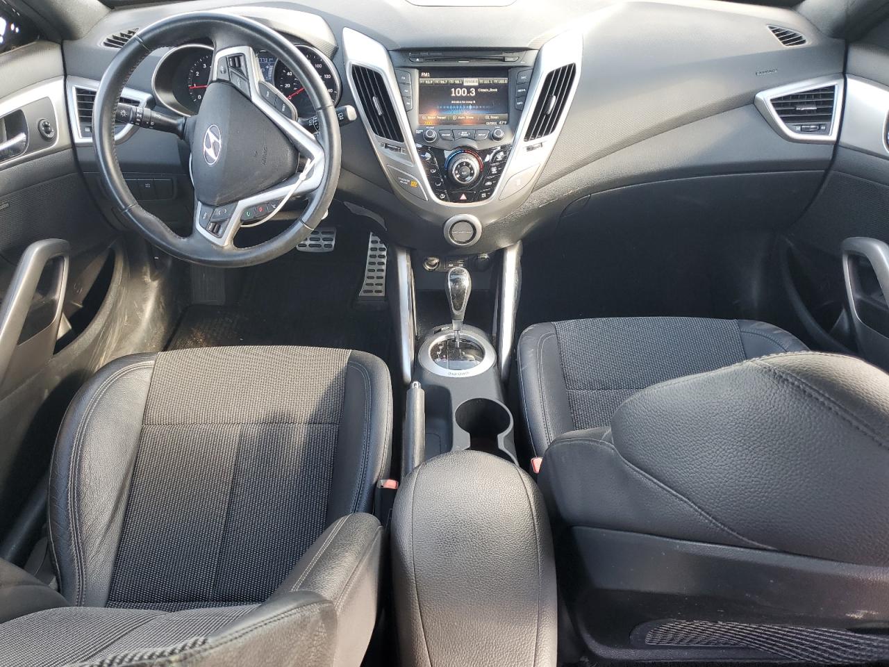 2016 Hyundai Veloster VIN KMHTC6AD3GU293108 Copart auction photo, front end / undercarriage damage thumbnail 8