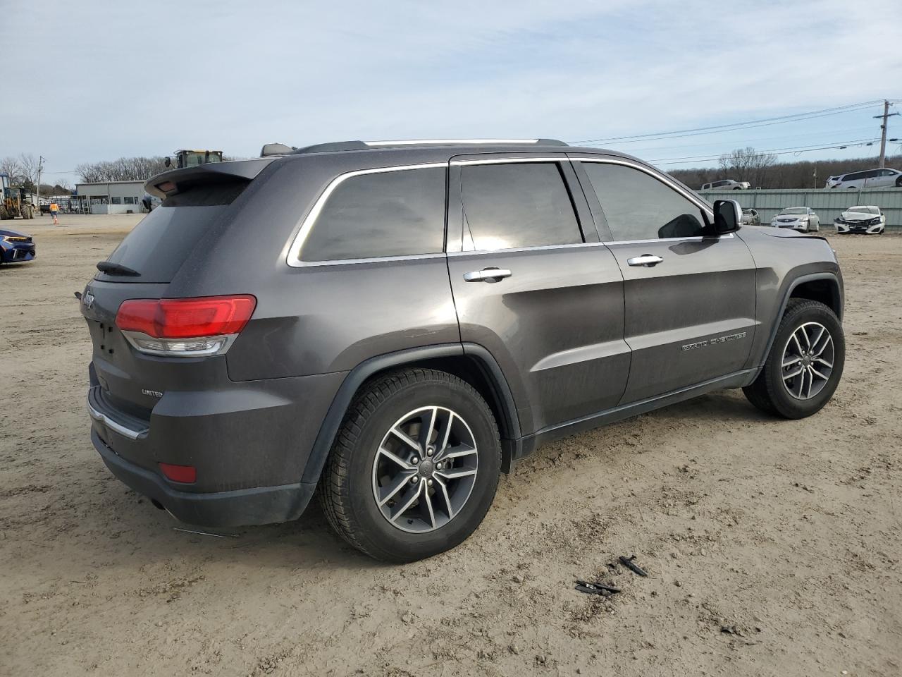 2019 Jeep Grand Cherokee VIN 1C4RJEBG6KC715524 Copart auction photo, rear end / side damage thumbnail 3