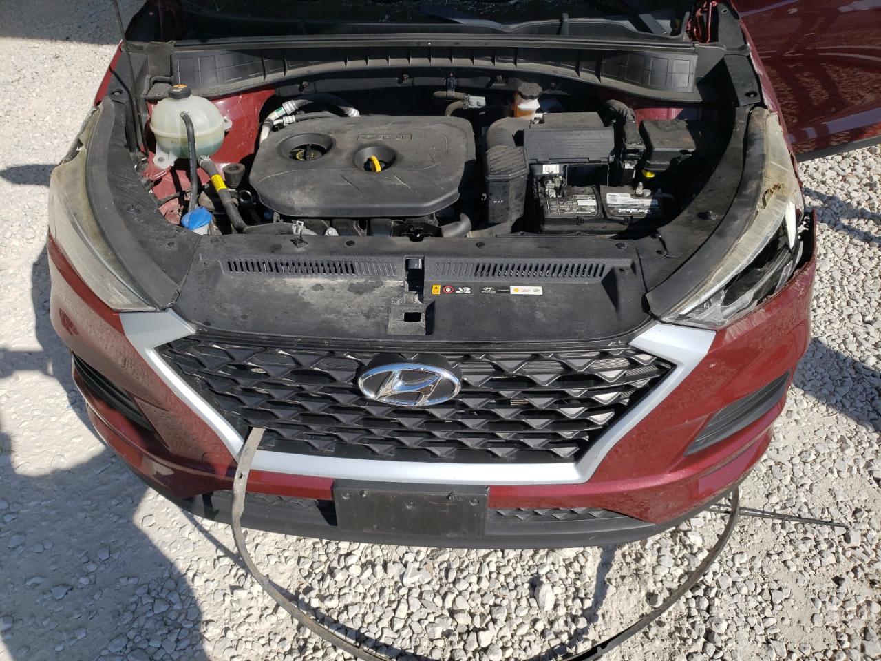 2019 Hyundai Tucson VIN KM8J23A49KU001530 Copart auction photo, rollover damage thumbnail 13