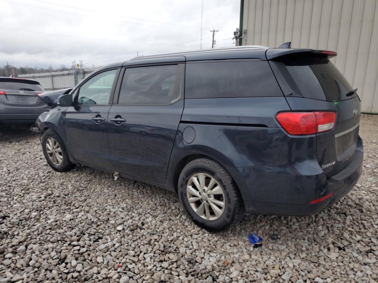 2017 KIA Sedona VIN KNDMB5C13H6250709 Copart auction photo, front end damage thumbnail 2