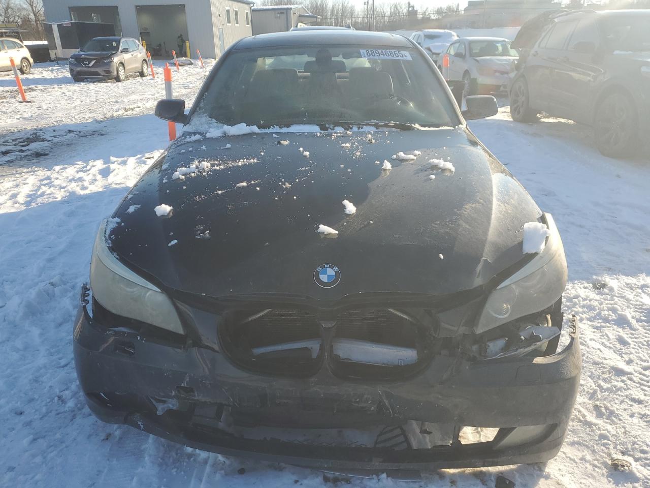 2010 BMW 5er VIN WBANU5C53AC129216 Copart auction photo, front end / undercarriage damage thumbnail 5