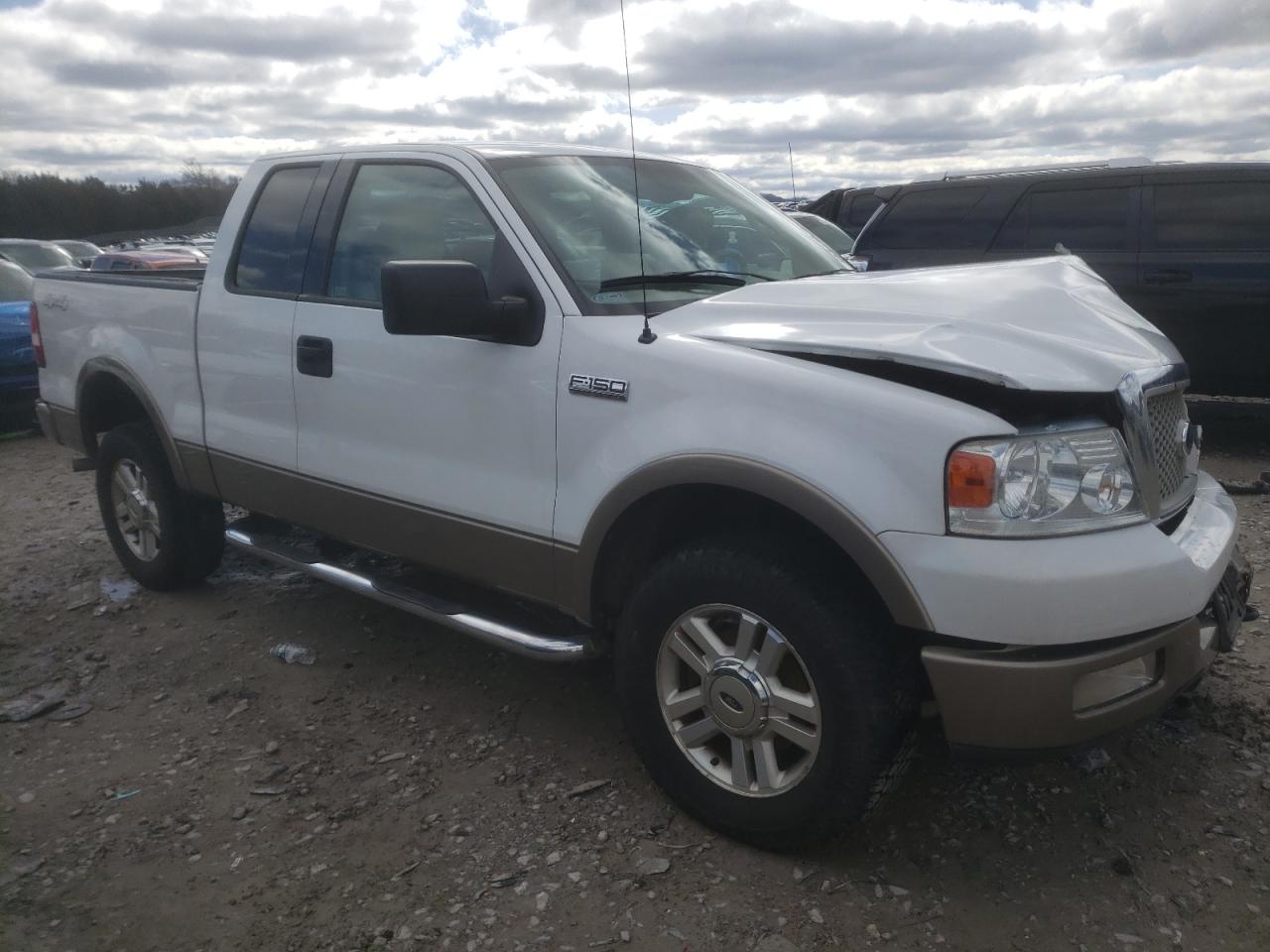 2004 Ford F-150 VIN 1FTPX14534KC53314 Copart auction photo, front end / undercarriage damage thumbnail 4