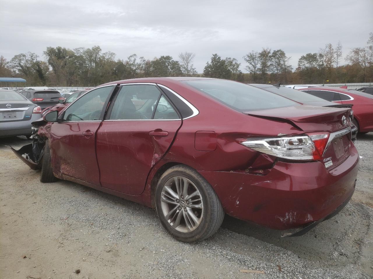 2016 Toyota Camry VIN 4T1BF1FK2GU609174 Copart auction photo, front end / side damage thumbnail 2