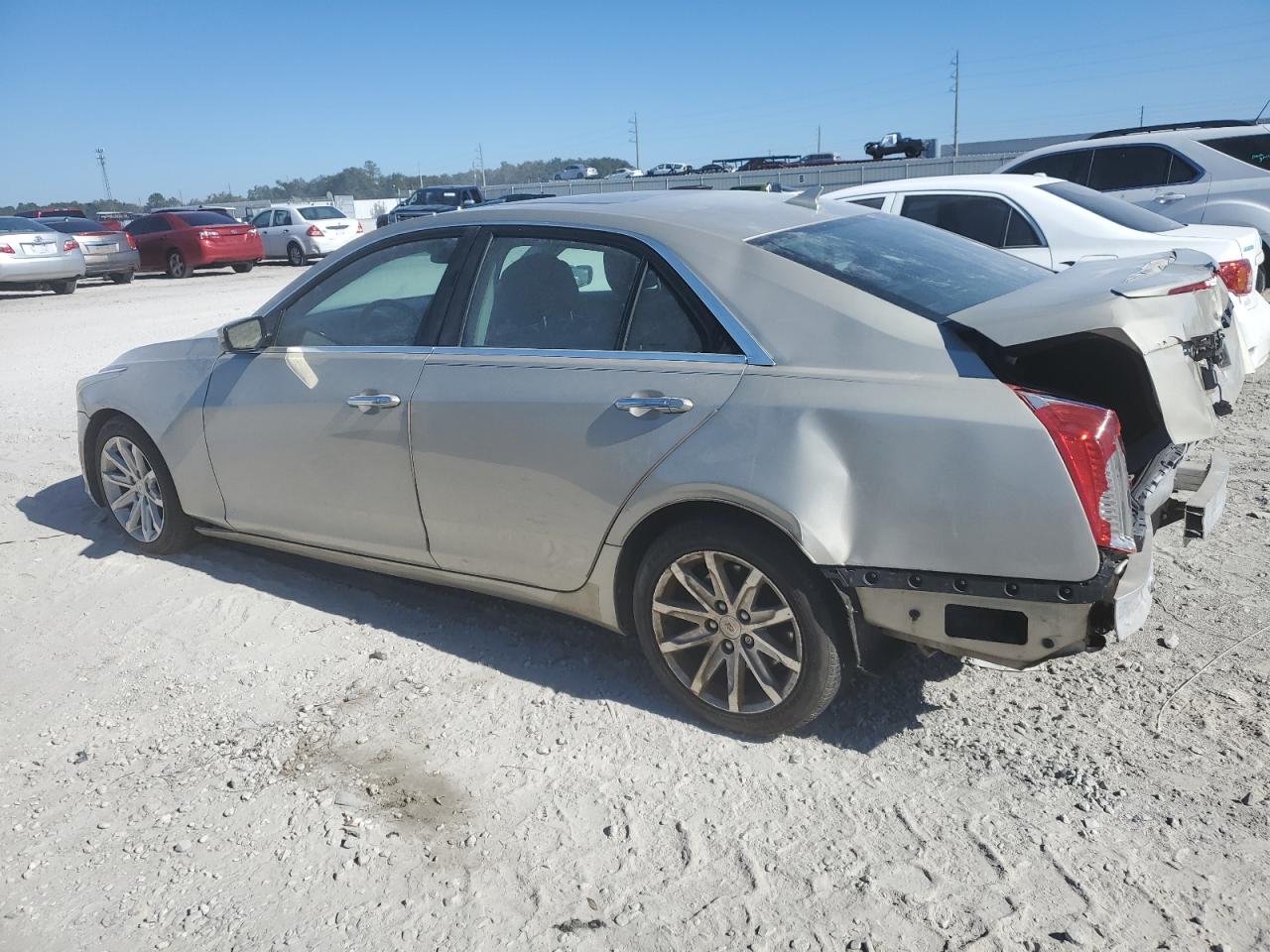 2014 Cadillac CTS VIN 1G6AR5SX3E0151829 Copart auction photo, rear end / frame damage damage thumbnail 2