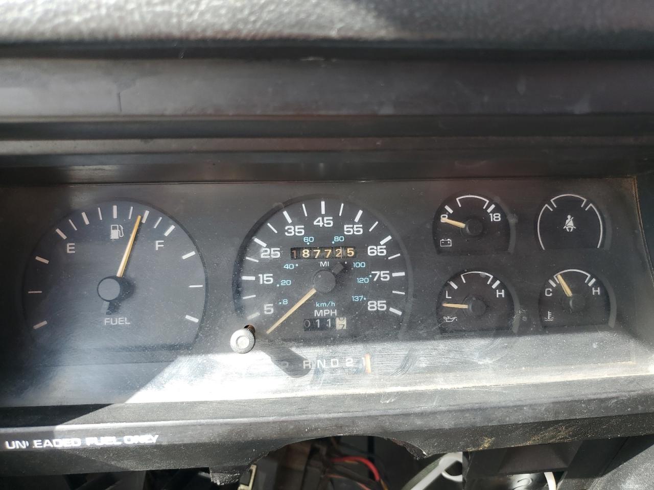 1988 Dodge Dakota VIN 1B7FN14X5JS601290 Copart auction photo, front end / side damage thumbnail 9