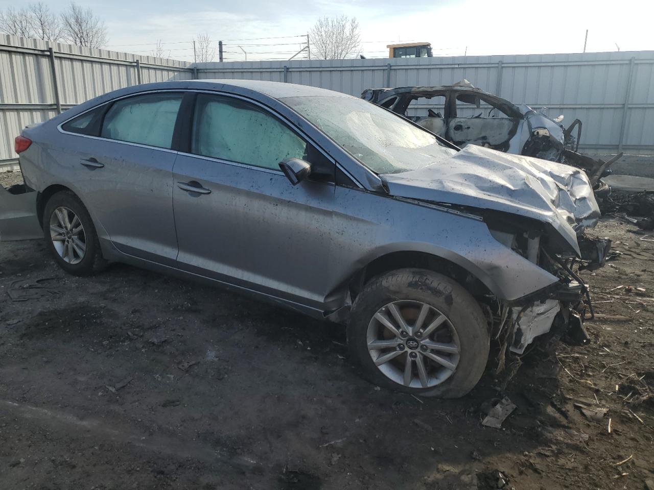 2017 Hyundai Sonata VIN 5NPE24AF3HH441971 Copart auction photo, front end / rear end damage thumbnail 4