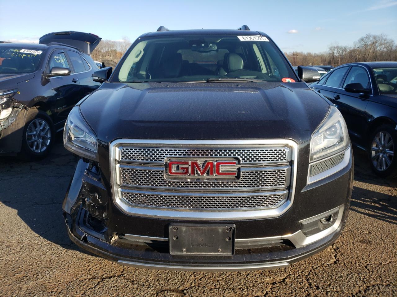 2014 GMC Acadia VIN 1GKKVTKD7EJ269260 Copart auction photo, front end / minor dent/scratches damage thumbnail 5
