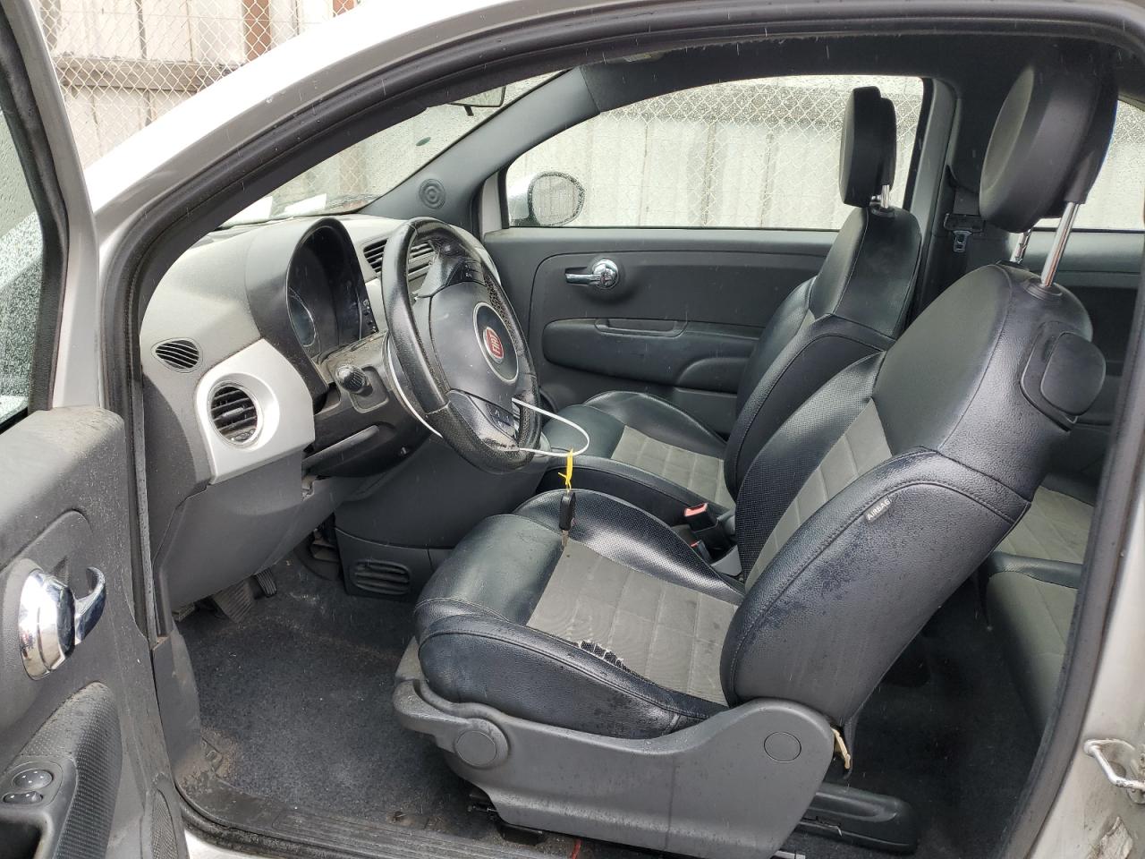 2013 Fiat 500 VIN 3C3CFFBR6DT733855 Copart auction photo, front end / rear end damage thumbnail 7