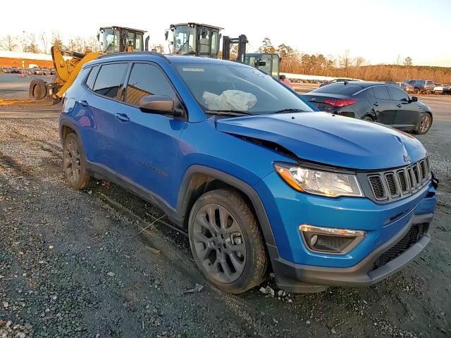 2021 Jeep Compass VIN 3C4NJCEB9MT552992 Copart auction photo, front end damage thumbnail 11