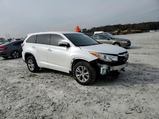 2014 Toyota Highlander VIN 5TDZKRFHXES023020 Copart auction photo, front end damage thumbnail 12