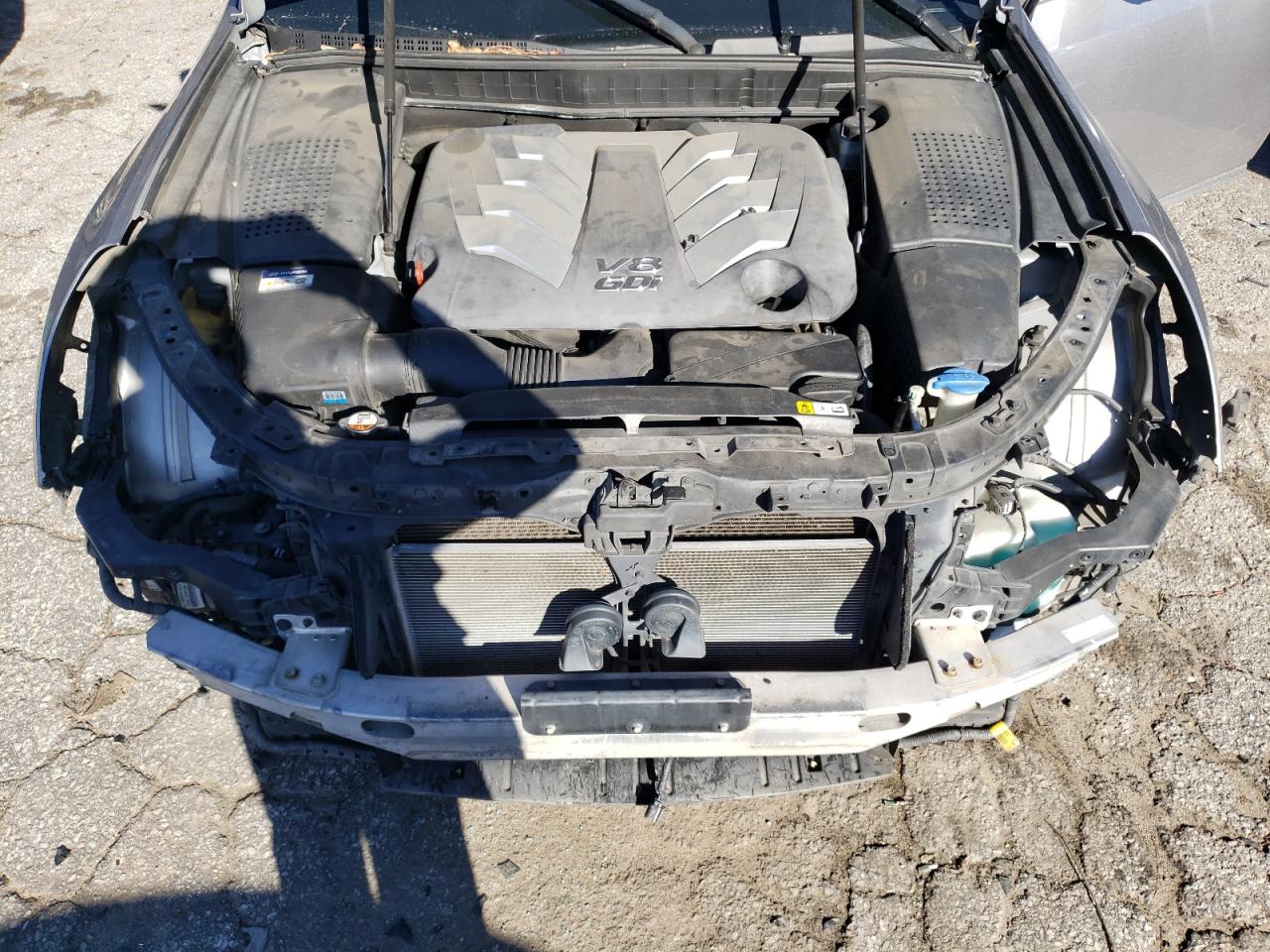 2014 Hyundai Equus VIN KMHGH4JH2EU076494 Copart auction photo, front end damage thumbnail 11