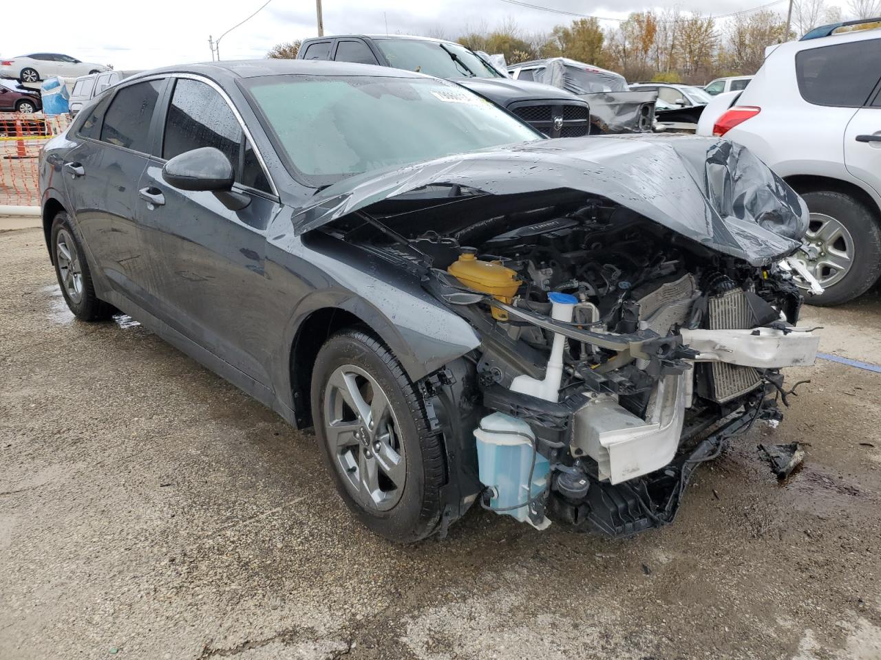 2022 KIA K5 VIN 5XXG14J28NG127135 Copart auction photo, front end damage thumbnail 4