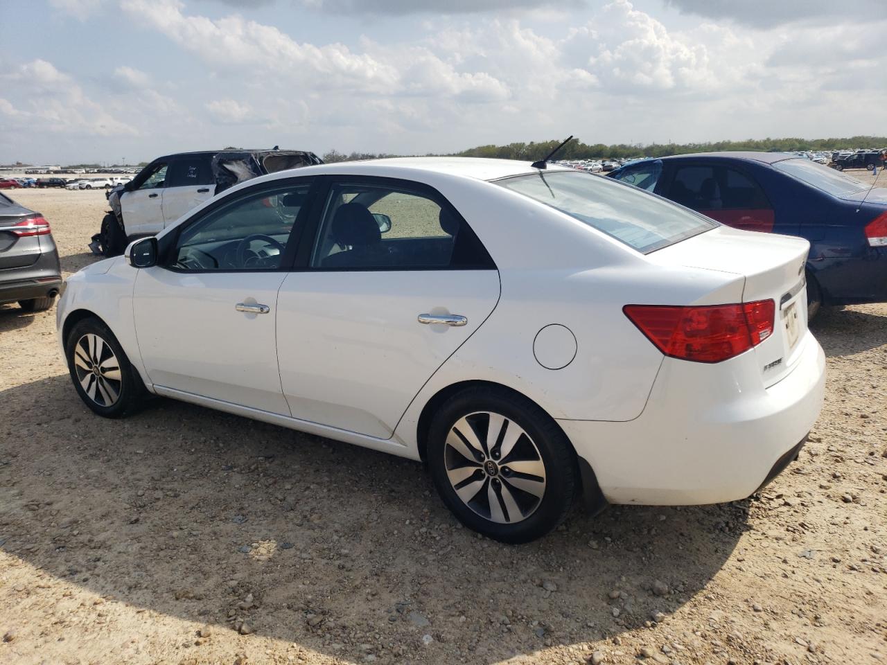 2013 KIA Forte VIN KNAFU4A25D5670364 Copart auction photo, hail damage thumbnail 2