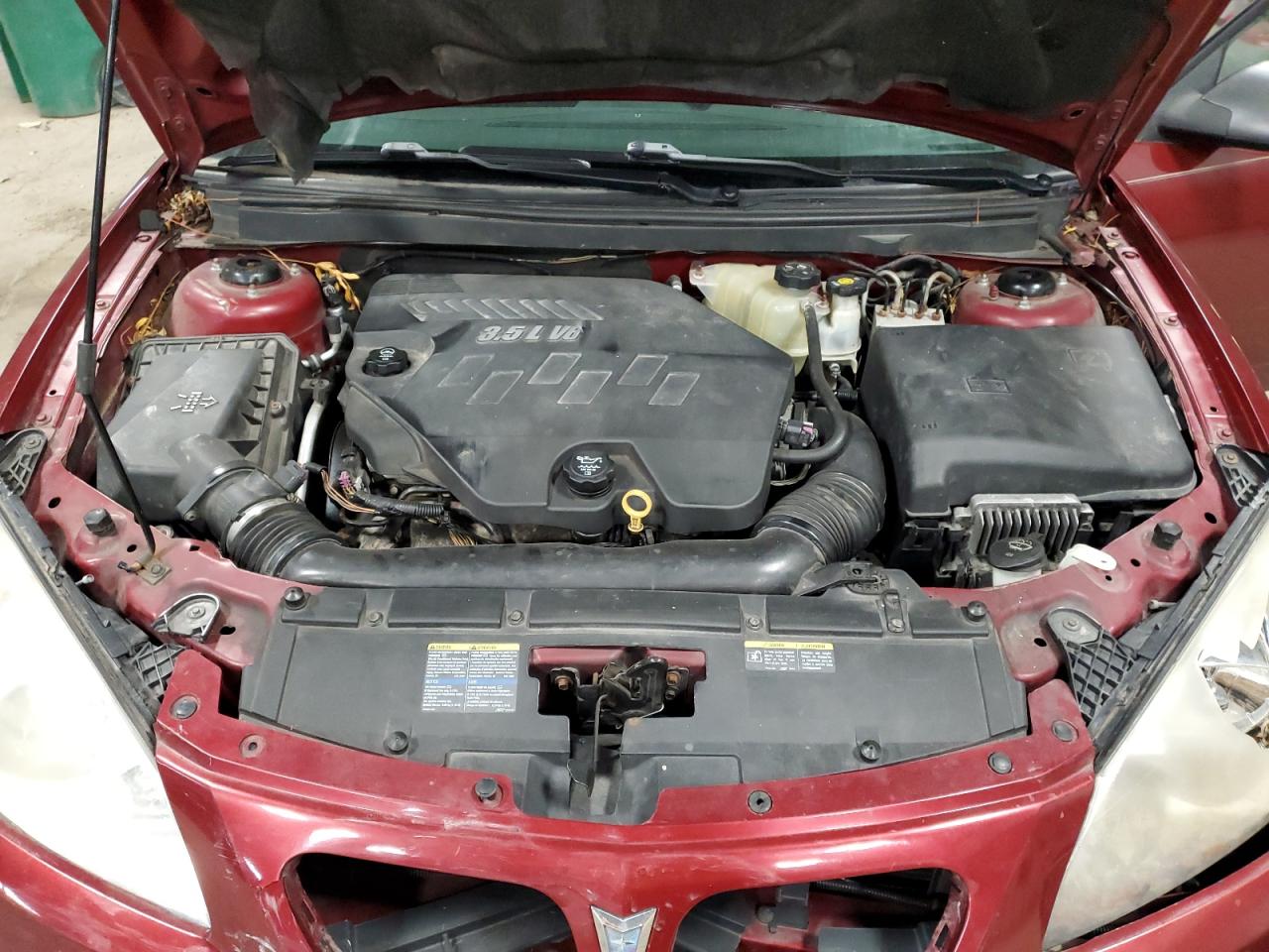 2008 Pontiac G6 VIN 1G2ZG57N484192520 Copart auction photo, front end damage thumbnail 11