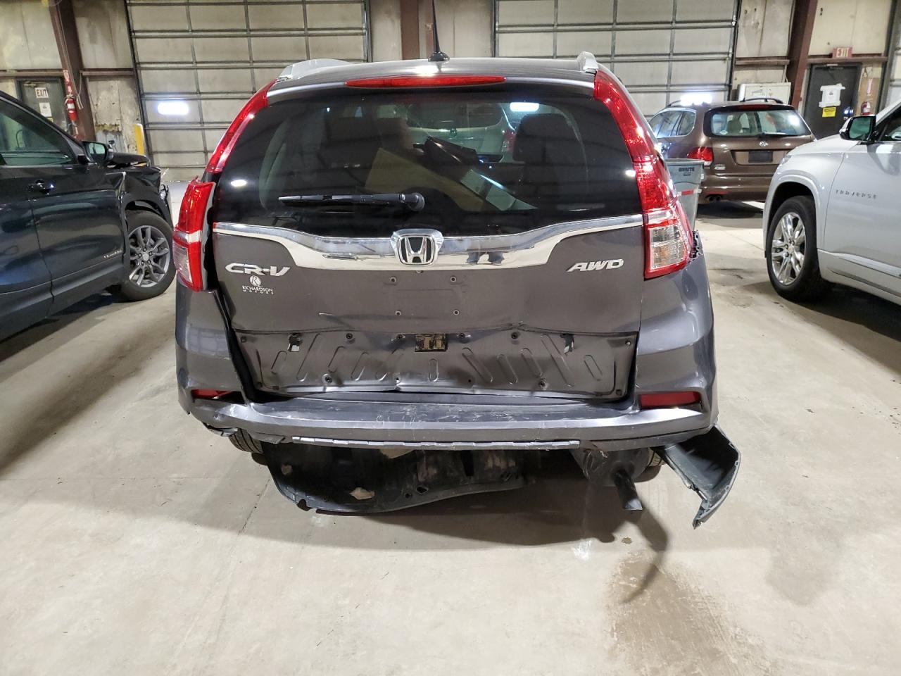 2016 Honda CR-V VIN 5J6RM4H78GL080378 Copart auction photo, rear end / minor dent/scratches damage thumbnail 6