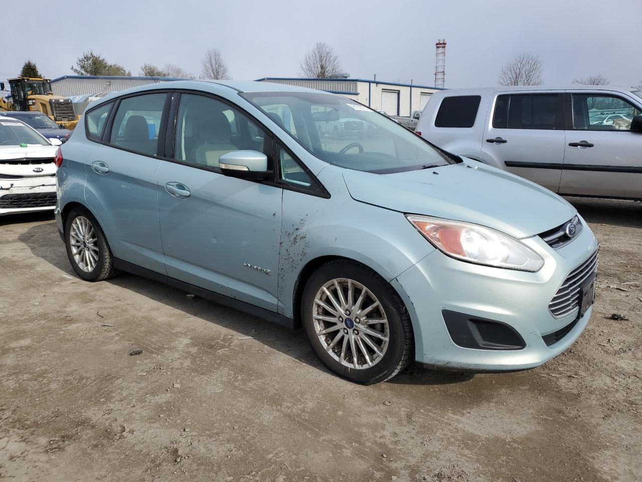 2013 Ford C-MAX VIN 1FADP5AU5DL557413 Copart auction photo, front end / rear end damage thumbnail 4