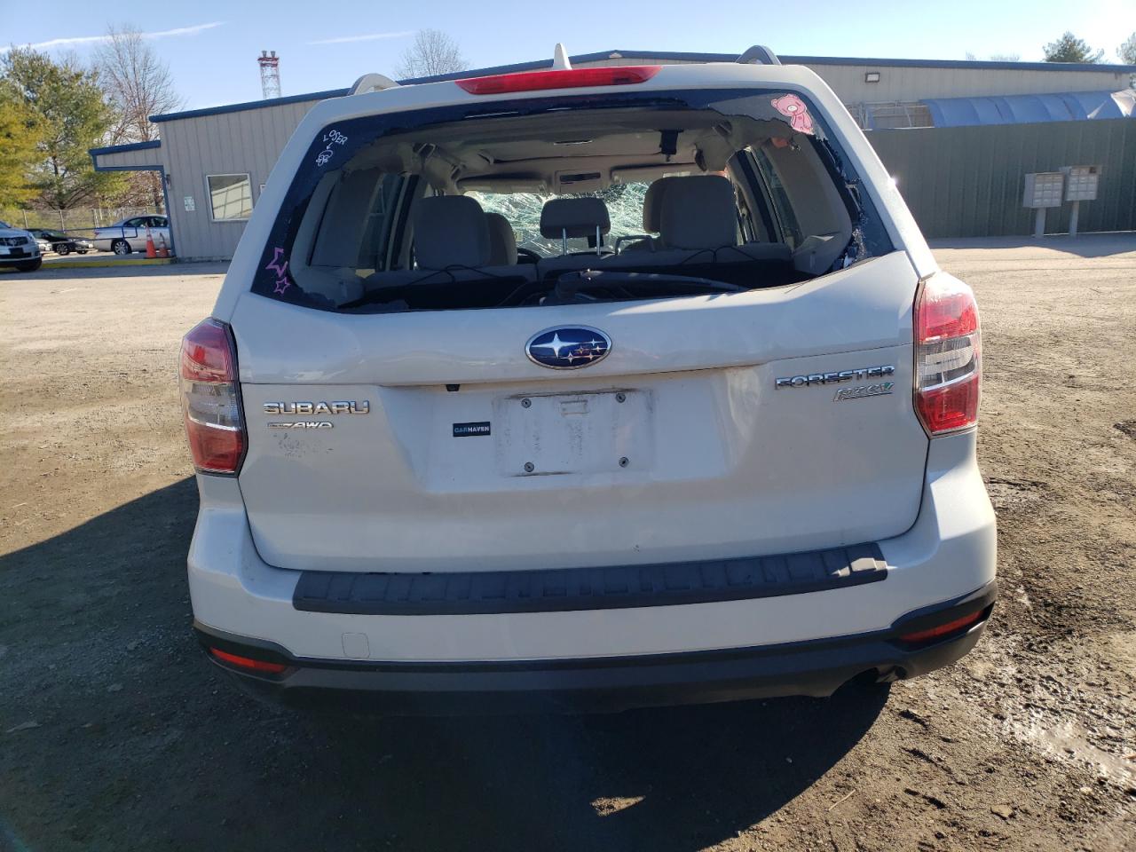 2016 Subaru Forester VIN JF2SJADCXGH465950 Copart auction photo, all over / undercarriage damage thumbnail 6