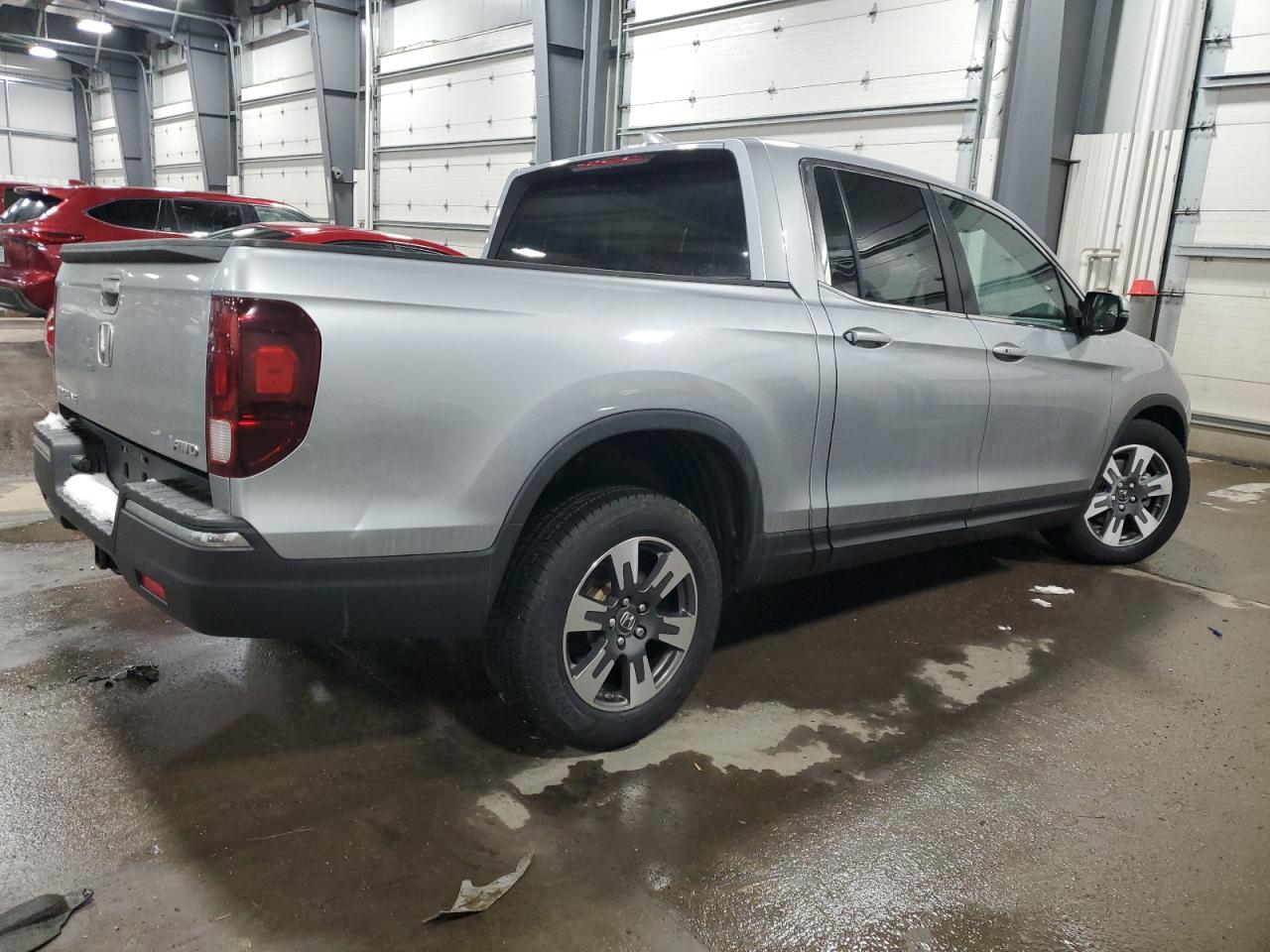 2017 Honda Ridgeline VIN 5FPYK3F5XHB019273 Copart auction photo, front end / side damage thumbnail 3