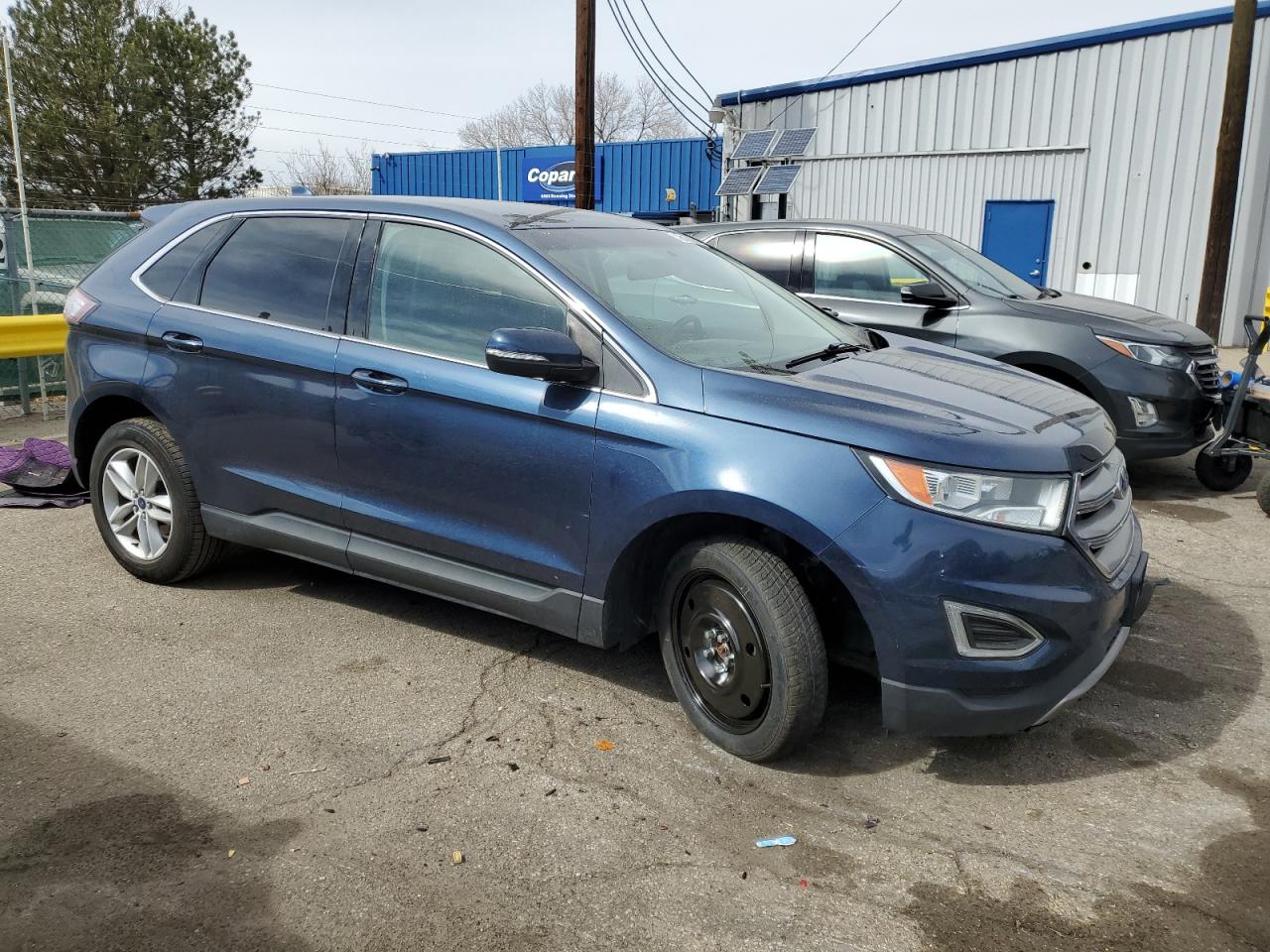 2017 Ford Edge VIN 2FMPK4J96HBB40282 Copart auction photo, front end / rear end damage thumbnail 4