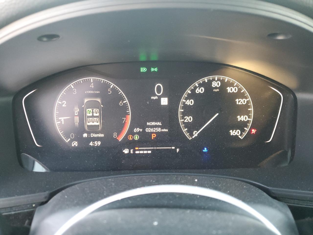2023 Honda Civic VIN 2HGFE2F51PH542208 Copart auction photo, all over damage thumbnail 9