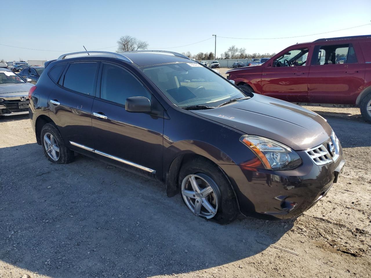 2015 Nissan Rogue VIN JN8AS5MV3FW751797 Copart auction photo, front end damage thumbnail 4