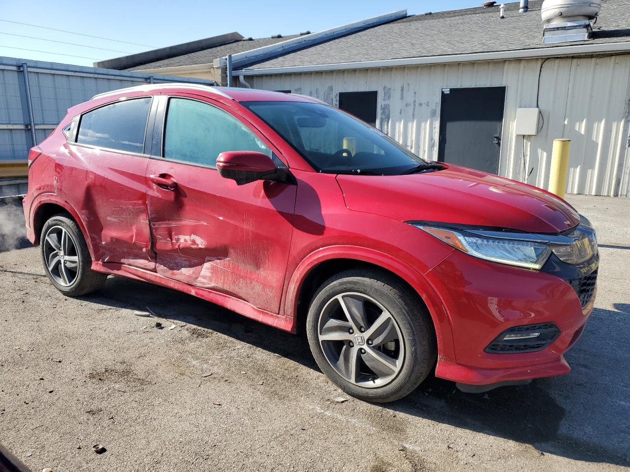 2020 Honda HR-V VIN 3CZRU6H98LM715055 Copart auction photo, side damage thumbnail 4