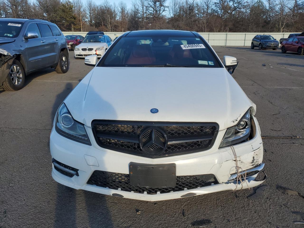 2014 Mercedes-Benz C-klasse VIN WDDGJ4HB1EG271744 Copart auction photo, front end / minor dent/scratches damage thumbnail 5