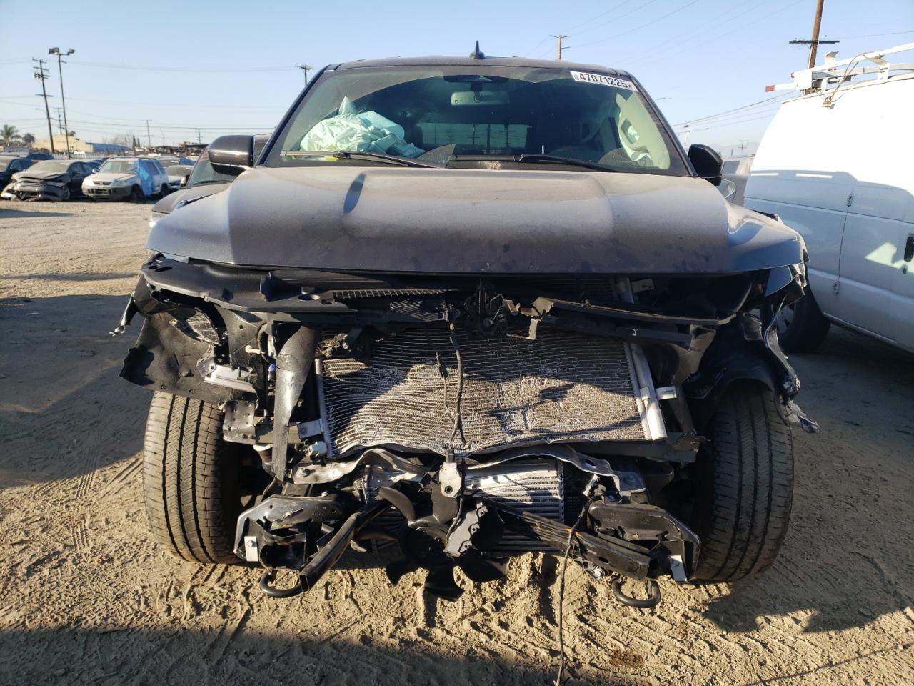 2022 Ford Expedition VIN 1FMJU1JT8NEA19988 Copart auction photo, front end / side damage thumbnail 5