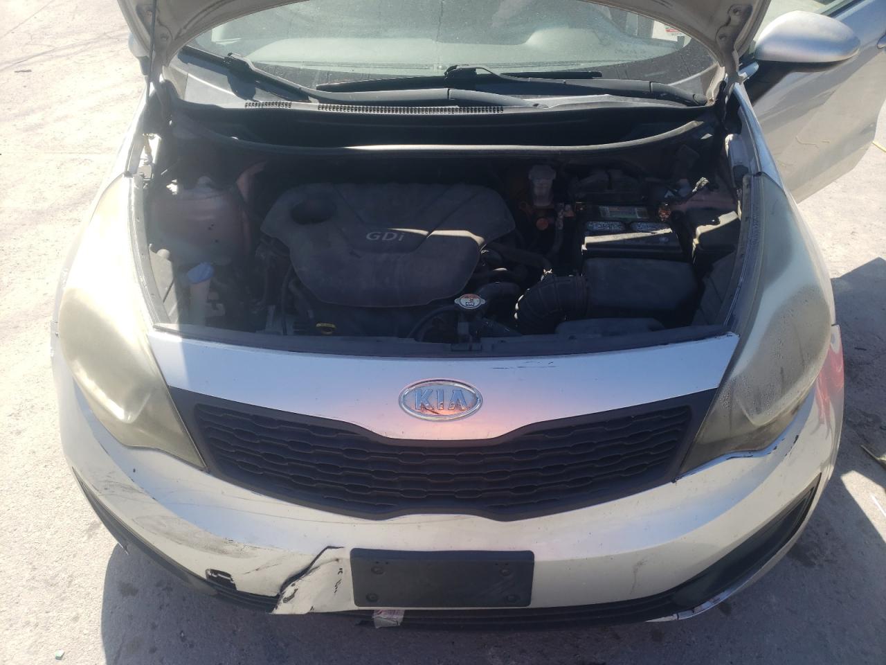 2013 KIA Rio VIN KNADM4A39D6128579 Copart auction photo, rear end damage thumbnail 11