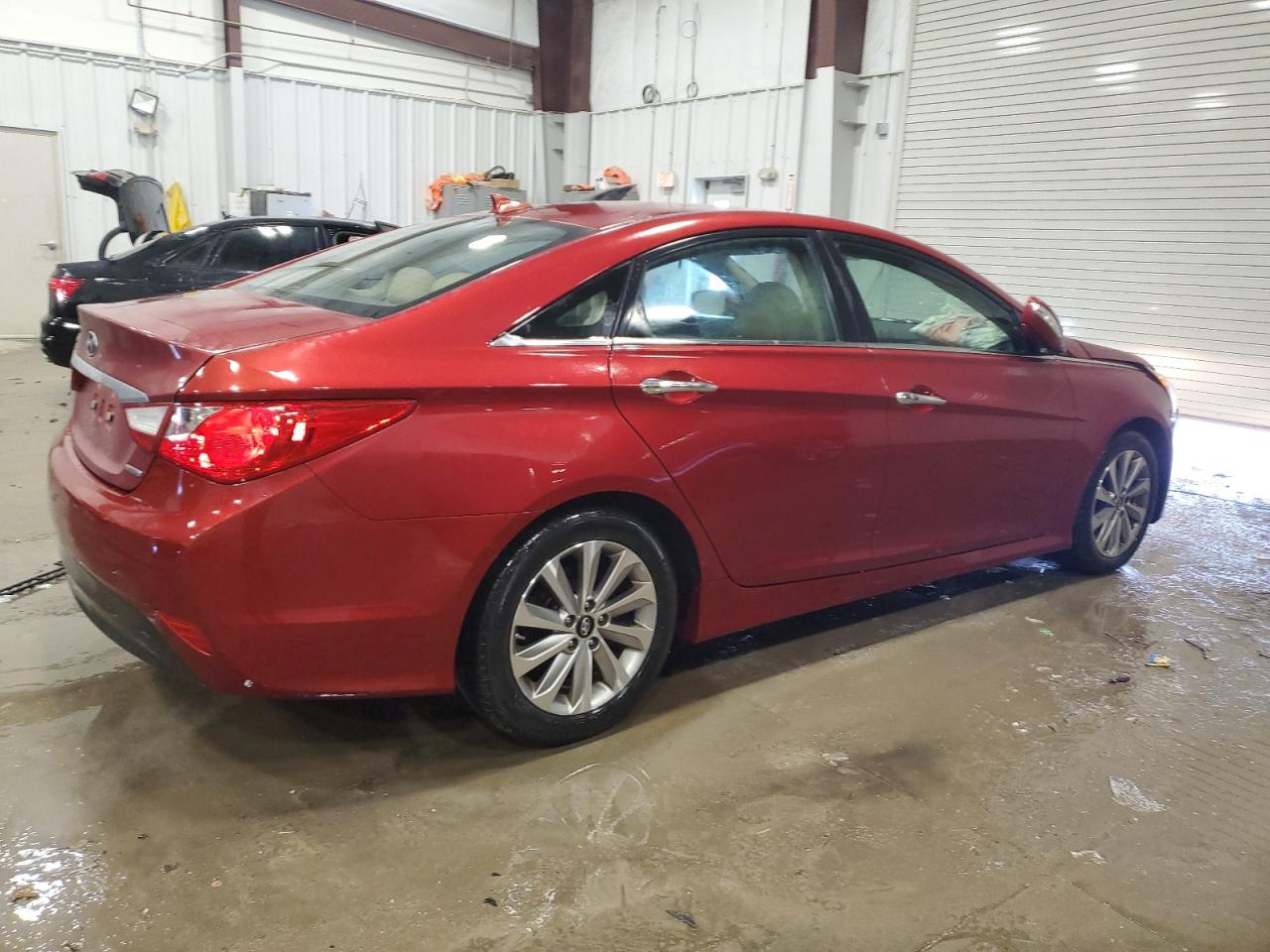 2014 Hyundai Sonata VIN 5NPEC4AC3EH922673 Copart auction photo, front end damage thumbnail 3