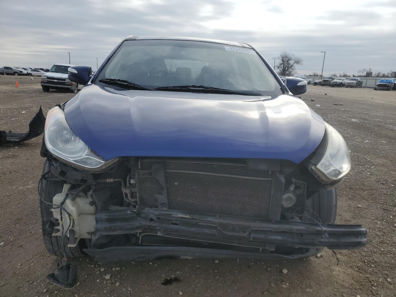 2010 Hyundai Tucson VIN KM8JU3AC4AU019160 Copart auction photo, front end damage thumbnail 5