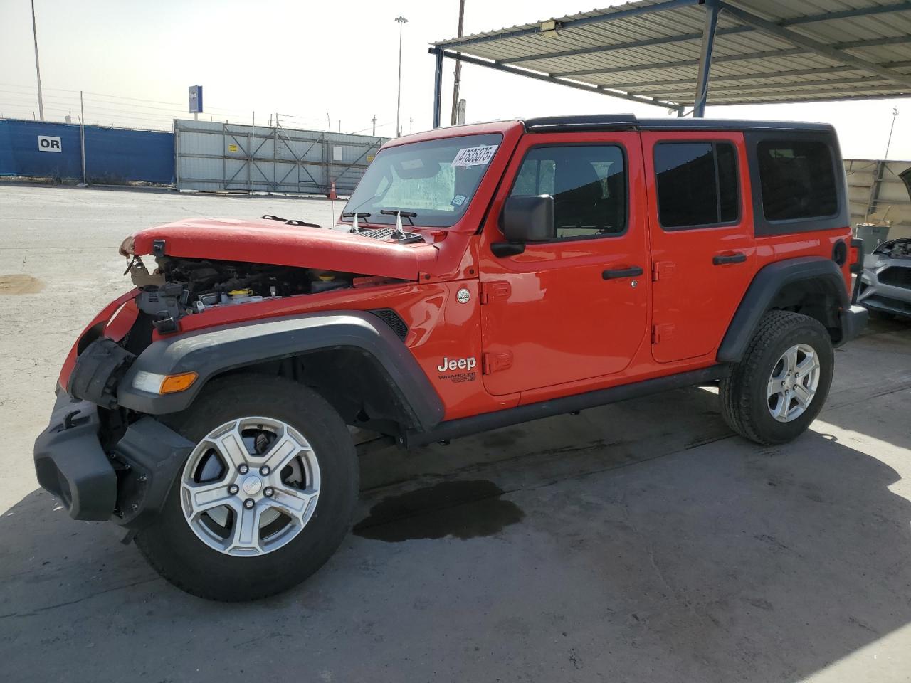 2019 Jeep Wrangler VIN 1C4HJXDGXKW508282