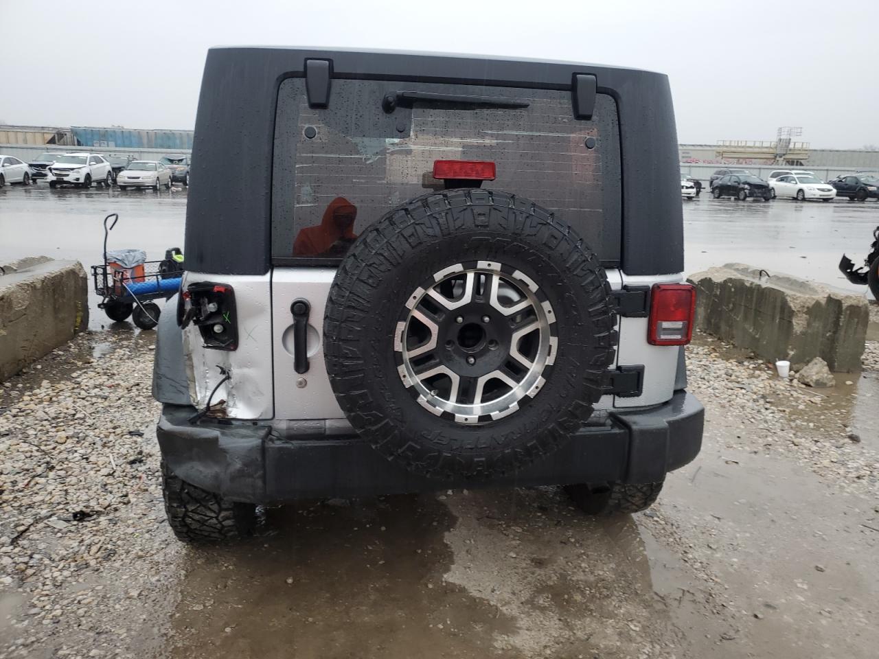 2009 Jeep Wrangler VIN 1J4FA24189L729875 Copart auction photo, rear end damage thumbnail 6