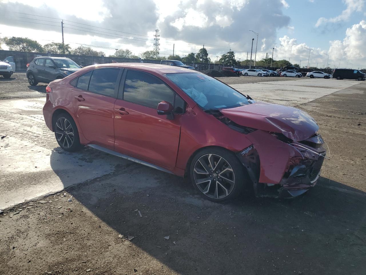 2021 Toyota Corolla VIN JTDS4MCE6MJ069206 Copart auction photo, front end damage thumbnail 4