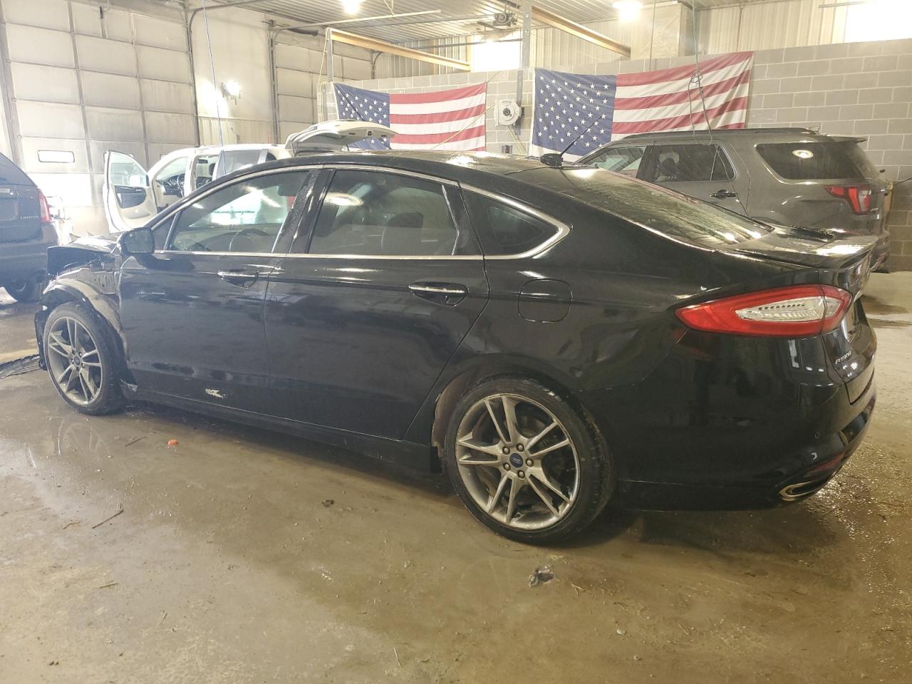 2015 Ford Fusion VIN 3FA6P0K98FR274515 Copart auction photo, front end / side damage thumbnail 2