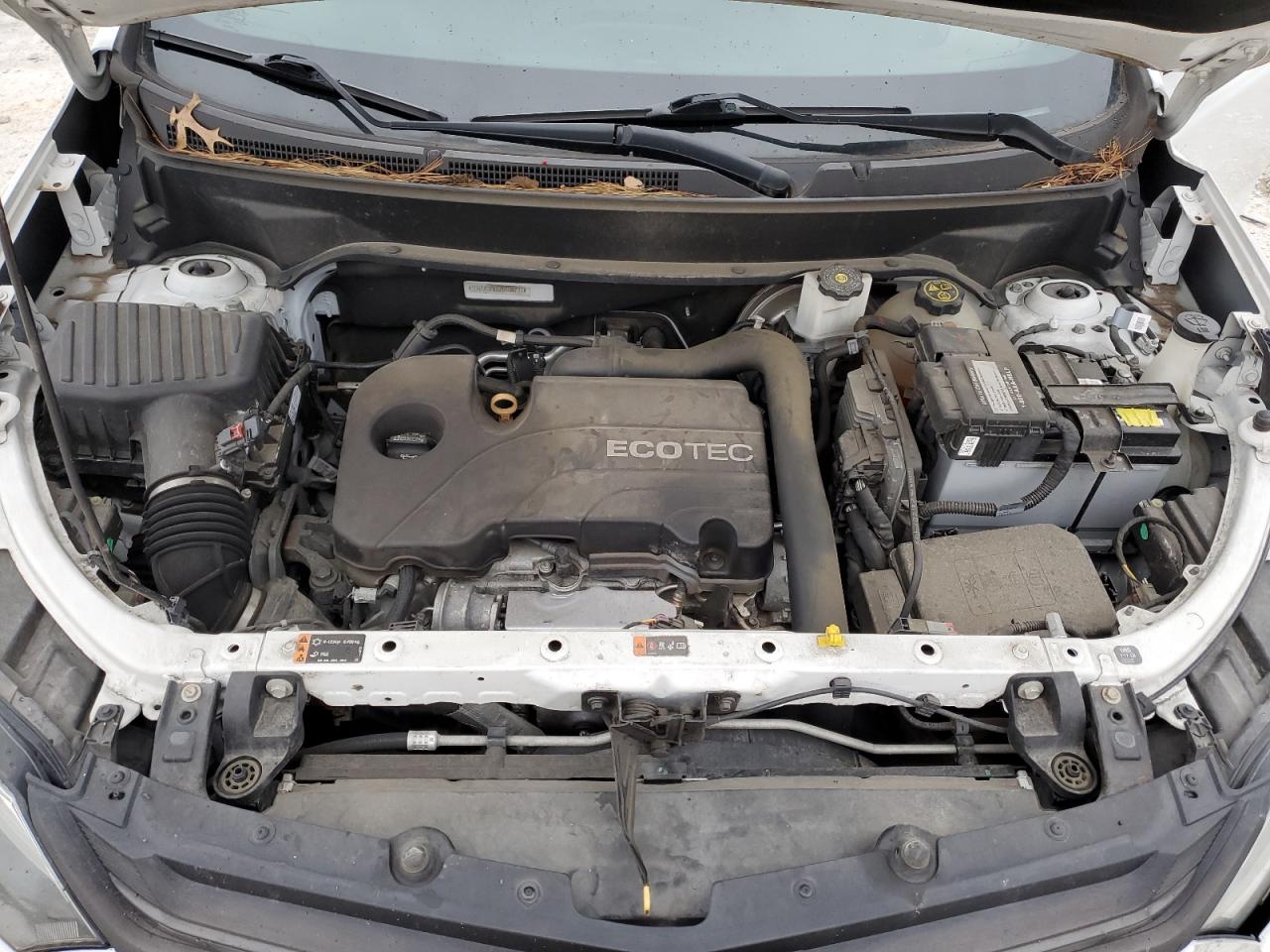 2018 Chevrolet Equinox VIN 2GNAXSEV8J6108737 Copart auction photo, front end / side damage thumbnail 13