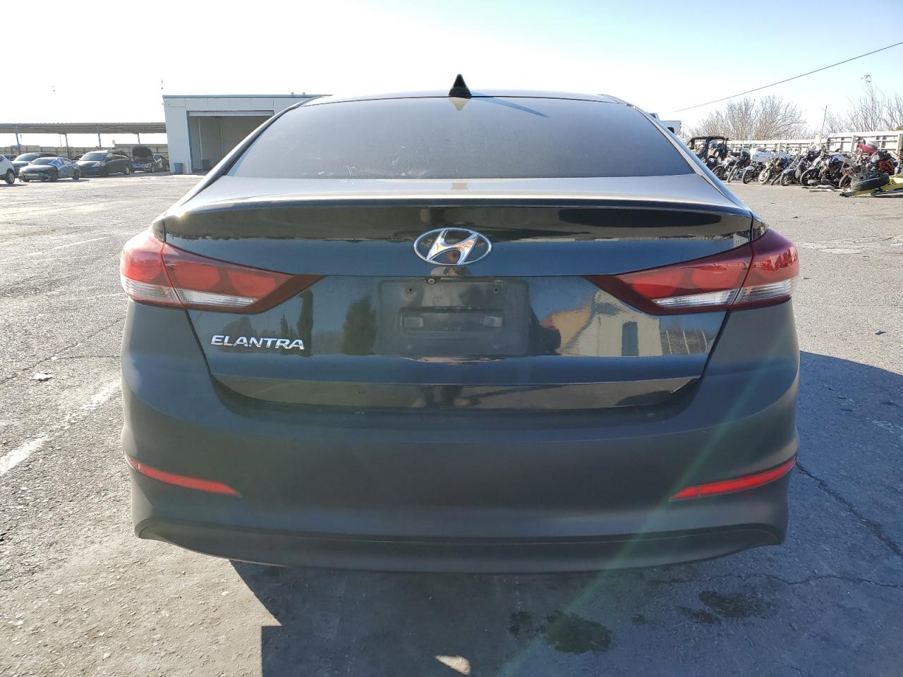 2018 Hyundai Elantra VIN KMHD84LF6JU470296 Copart auction photo, front end damage thumbnail 6